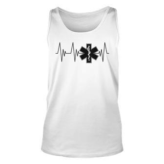 Emt Heartbeat Paramedic Ems Emergency Medical Technician Unisex Tank Top | Mazezy