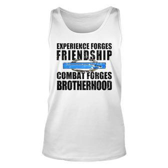 Experience Forges Friendship Combat Forges Brotherhood Unisex Tank Top | Mazezy