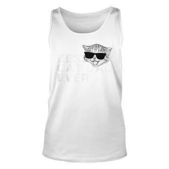 Fathers Day Gift For Papa | Best Cat Dad Ever Gift For Mens Unisex Tank Top | Mazezy