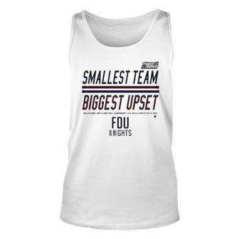 Fdu Knight Smallest Team Biggest Upset March Madness Unisex Tank Top | Mazezy