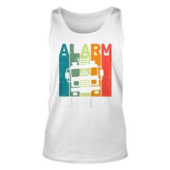 Feuerwehr Alarm Ich Bin 4 Jahre Retro Unisex TankTop für Kindergeburtstag - Seseable