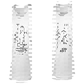 Funny Science Nerd Duck Rabbit Physics Math Men Women Tank Top Graphic Print Unisex - Thegiftio UK