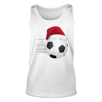 Fußball-Fußball-Weihnachtsball Weihnachtsmann-Lustige Tank Top - Seseable