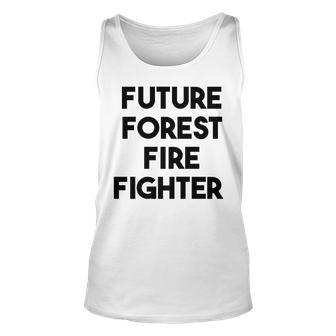 Future Forest Fire Fighter Unisex Tank Top - Seseable