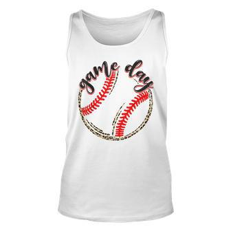 Game Day Baseball Life Softball Life Mom Leopard Tank Top | Mazezy DE
