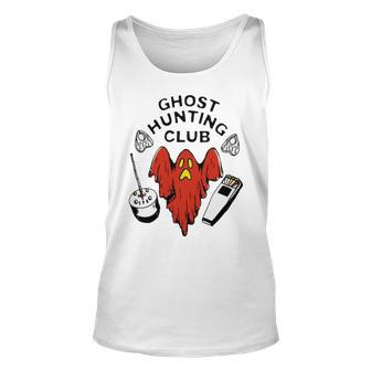 Ghost Hunting Club Baseball T Unisex Tank Top | Mazezy