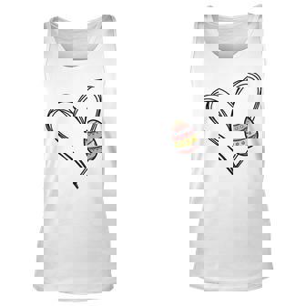 Heart Easter Matching Happy Easter Day Bunny Egg Hunt Tank Top | Mazezy