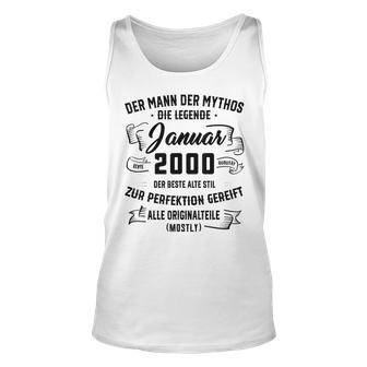 Herren Der Mann Mythos Die Legend Januar 2000 23 Geburtstag Tank Top - Seseable