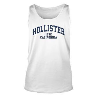 Hollister California Ca Vintage State Athletic Navy Style Unisex Tank Top - Seseable