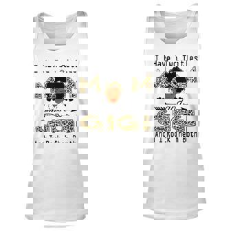 I Have Two Titles Mom And Gigi Leopard Unisex Tank Top - Seseable