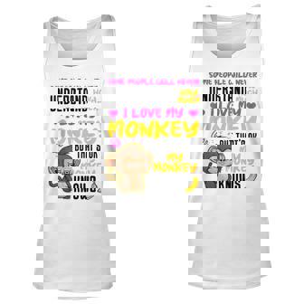 I Love My Monkey Animal Monkey Unisex Tank Top - Thegiftio