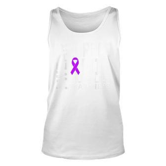 I Wear Purple For Lupus Awareness Month Unisex Tank Top | Mazezy