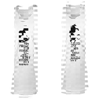 Im Trying Very Hard Not To Connect With People Right Now Unisex Tank Top | Mazezy