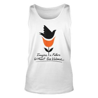 Imagine A Future Without Gun Violence For Gun Control Unisex Tank Top | Mazezy