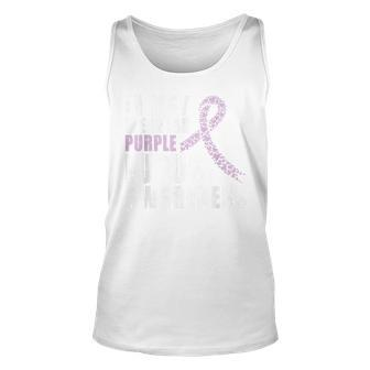 In May We Wear Purple Lupus Awareness Month Funny Purple Unisex Tank Top | Mazezy