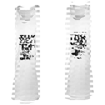 Instant Message Truck Yeah Trucker Men Women Tank Top Graphic Print Unisex - Thegiftio