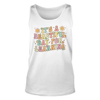 Its Beautiful Day For Learning Retro Teacher Students Women Tank Top | Mazezy