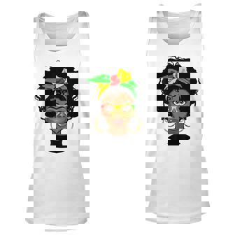 Junenth Afro Woman Black Queen African American Melanin Unisex Tank Top | Mazezy