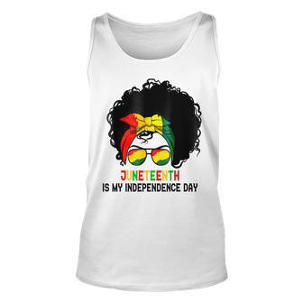 Junenth Is My Independence Day 1865 Black History African Unisex Tank Top - Thegiftio UK