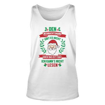 Kinder Den Weihnachtsmann Gibt Es Nicht Lustiger Spruch Tank Top - Seseable