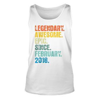 Kinder Retro Legendär Seit Februar 2018 5 Jahre Alt Tank Top - Seseable