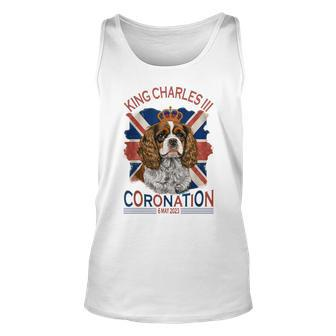 King Charles Iii British Royal Coronation May Spaniel Dog Unisex Tank Top | Mazezy