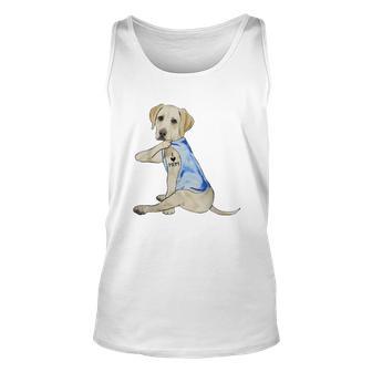 Labrador Dog Tattoo I Love Mom Dog Lovers Shirt Men Women Tank Top Graphic Print Unisex - Thegiftio