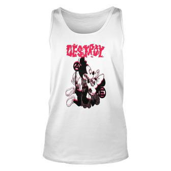 Large One Of A Kind Seditionaries Style Destroy Chaos M&AmpM Tank Top | Mazezy