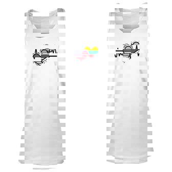 Lithuanian Roots Heartbeat Lithuanian American Unisex Tank Top | Mazezy