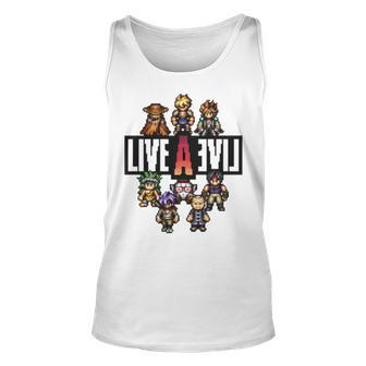 Live A Live Time Period Heroes Pixel Art Unisex Tank Top | Mazezy