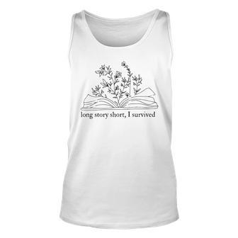 Long Story Short I Survived Unisex Tank Top - Thegiftio UK