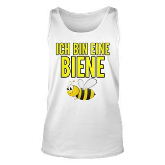 Lustiges Bienen-Motiv Unisex TankTop Ich bin eine Biene in Weiß für Imker - Seseable