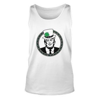 Make St Patricks Day Great Again Donald Trump Unisex Tank Top - Monsterry CA