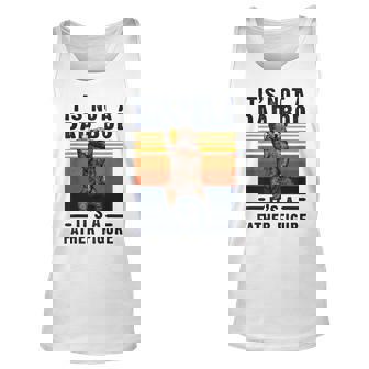 Mens Dad Bod Bear Its Not A Dad Bod Its A Father Figure Unisex Tank Top - Thegiftio UK