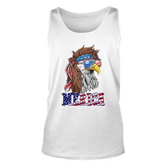 Merica Mullet Eagle Independence Day Unisex Tank Top - Thegiftio UK