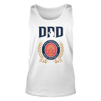 Miller Lite Dad A Fine Firefighter And Patriot Father S Day Shirt Men Women Tank Top Graphic Print Unisex - Thegiftio UK