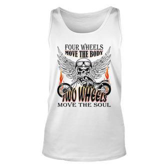 Motorbike Motorcyclist Biker Chopper Bike Motorcycles Unisex Tank Top - Seseable