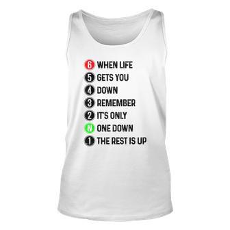 Motorcycle Shift Funny Saying Motocross Motorbike Biker Gift Unisex Tank Top - Seseable