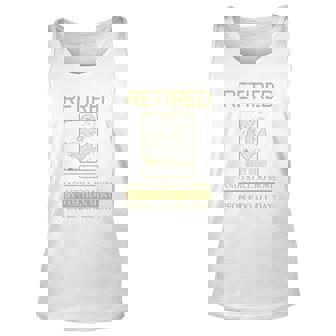 Navy Chief Retired I Still Do Men Women Tank Top Graphic Print Unisex - Thegiftio