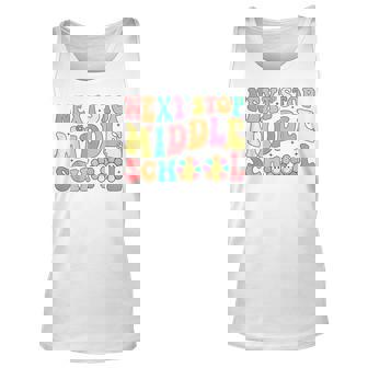 Next Stop Middle School Elementary School Graduation 2023 Unisex Tank Top - Thegiftio UK