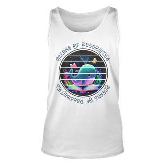 Oceans Of Possibilities Summer Reading Kawaii 2023 Librarian Tank Top | Mazezy CA