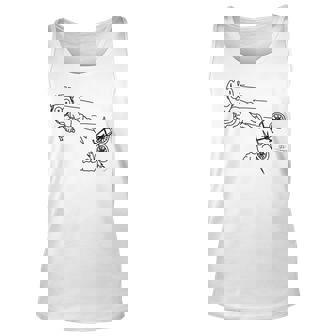 Oh Oh Cyclist Humorous Unisex Tank Top | Mazezy