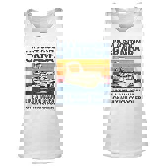 Im A Pontoon Grandpa Like A Normal Grandpa Only Much Cooler Tank Top | Mazezy