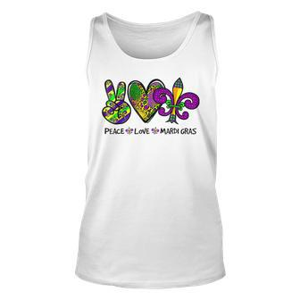 Purple Fleur De Is Lips Funny Mardi Gras Carnival Women Girl V2 Unisex Tank Top - Seseable