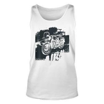 Retro Motorcycle Ural Vintage Sidecar Motorbike Unisex Tank Top - Seseable