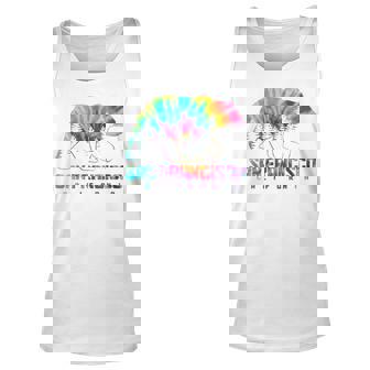 San Francisco California Tie Dye Bear Pride Outdoor Vintage Tank Top | Mazezy