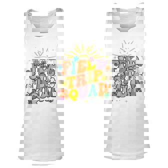 Smile Face Field Trip Squad Retro Groovy Field Day 23 Hippie Tank Top | Mazezy