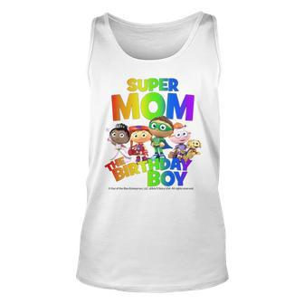 Super Mom The Birthday Boy Super Why Unisex Tank Top | Mazezy