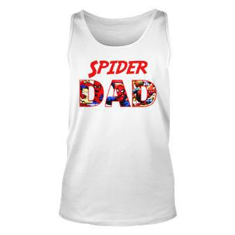 Superhero Spider Dad Unisex Tank Top | Mazezy