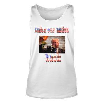 Take Our Nation Back Trump Usa Flag Unisex Tank Top | Mazezy